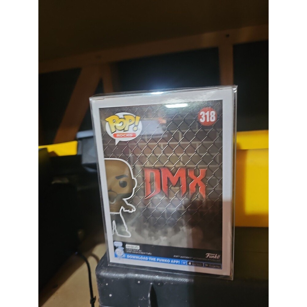 Funko Pop! Rocks DMX #318 Ruff Ryders Exclusive Plastic Protector Hip Hop Rap - Picture 2 of 2